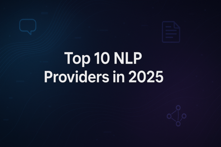 Top 10 NLP Providers in 2025