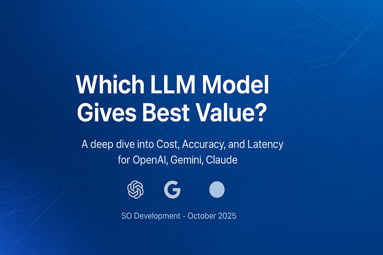 Which LLM Model Gives Best Value?