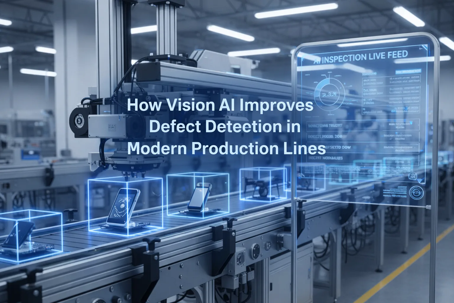 Cómo la IA de visión mejora la detección de defectos en las líneas de producción modernas