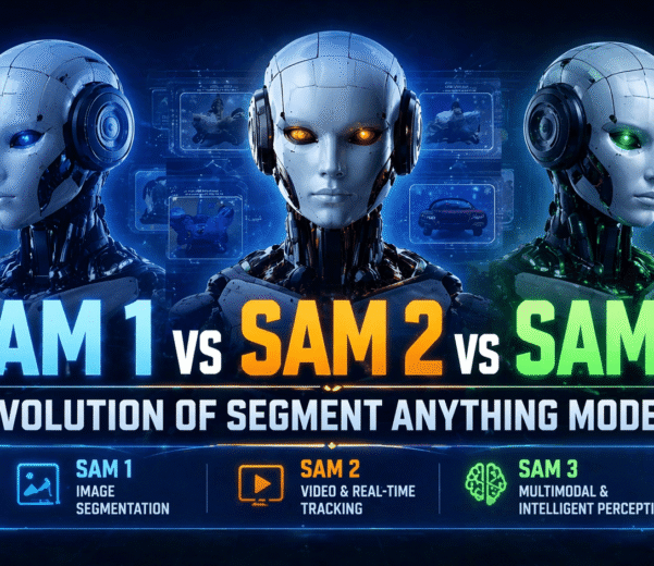 SAM 1 vs SAM 2 vs SAM 3 The Complete Evolution of Segment Anything Models
