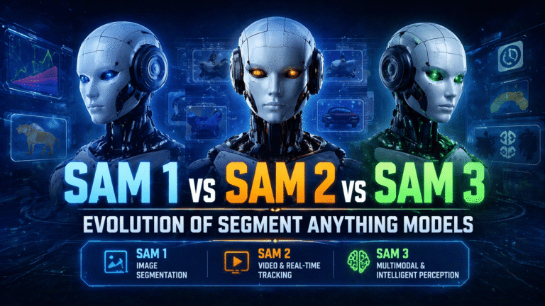 SAM 1 vs SAM 2 vs SAM 3 The Complete Evolution of Segment Anything Models