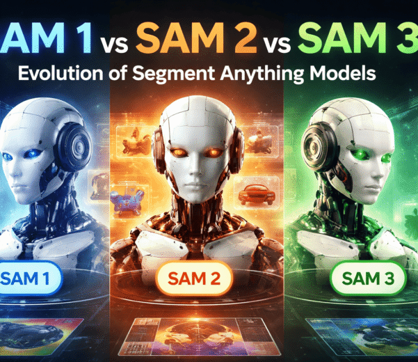 SAM 1 vs SAM 2 vs SAM 3 The Complete Evolution of Segment Anything Models