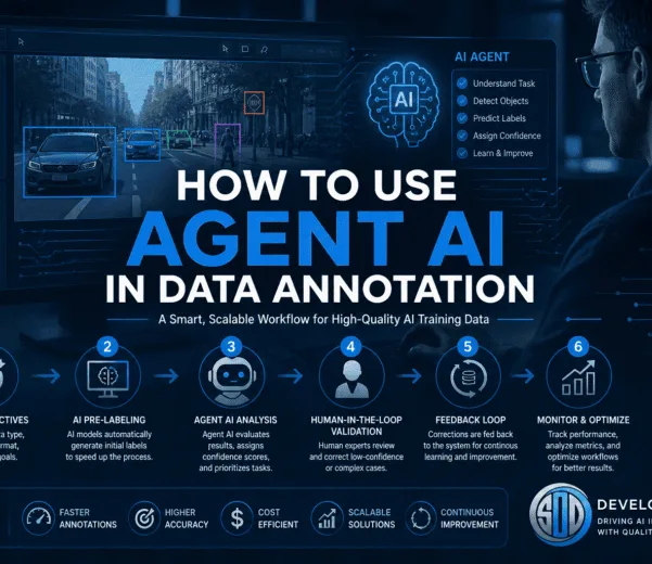 Cómo usar la IA de agentes en la anotación de datos: el futuro del entrenamiento de IA escalable y de alta calidad (1) (1)