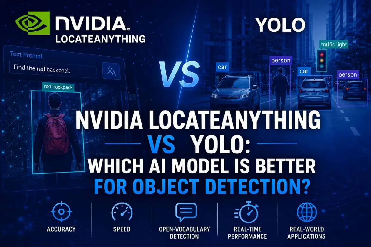 NVIDIA LocateAnything 与 YOLO：哪个 AI 模型更适合目标检测？