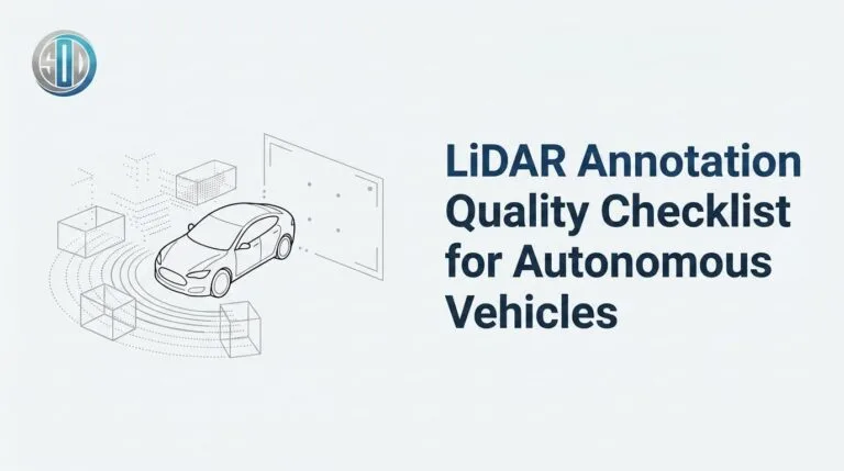 LiDAR Annotation Quality Checklist for Autonomous Vehicles