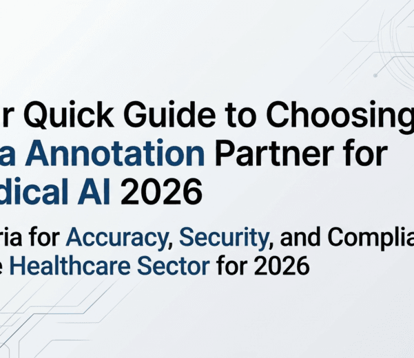 A Guide to Choose a Data Annotation Partner for Healthcare AI Teams