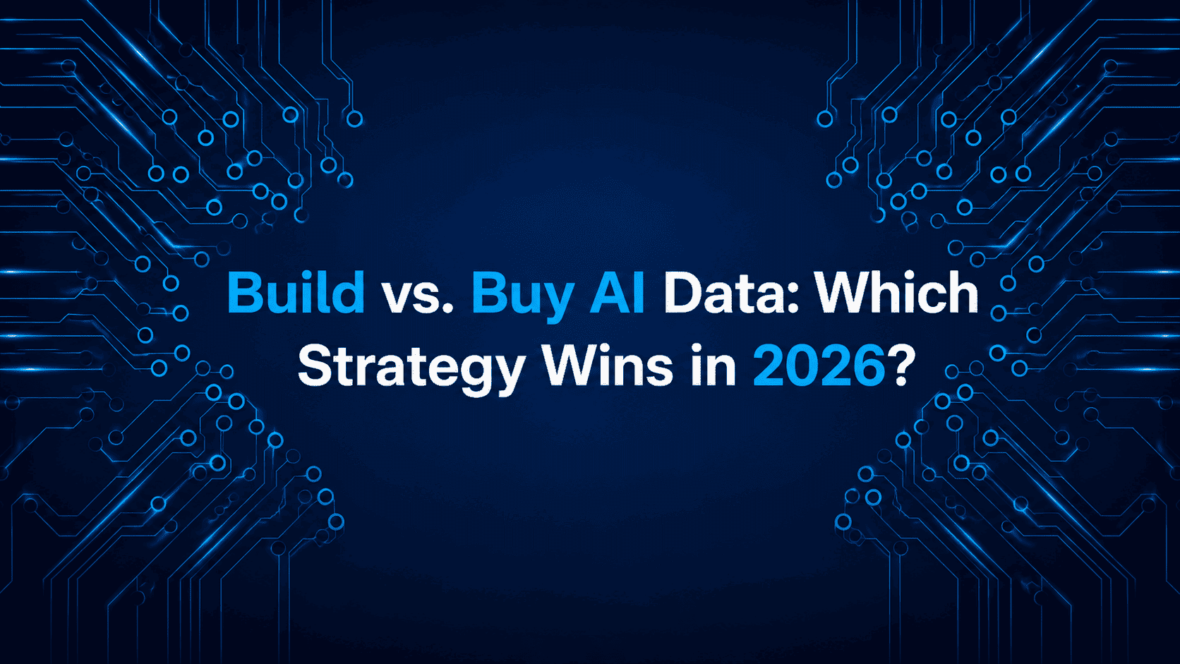 Build or Buy Custom Data Collection vs Off-the-Shelf Datasets